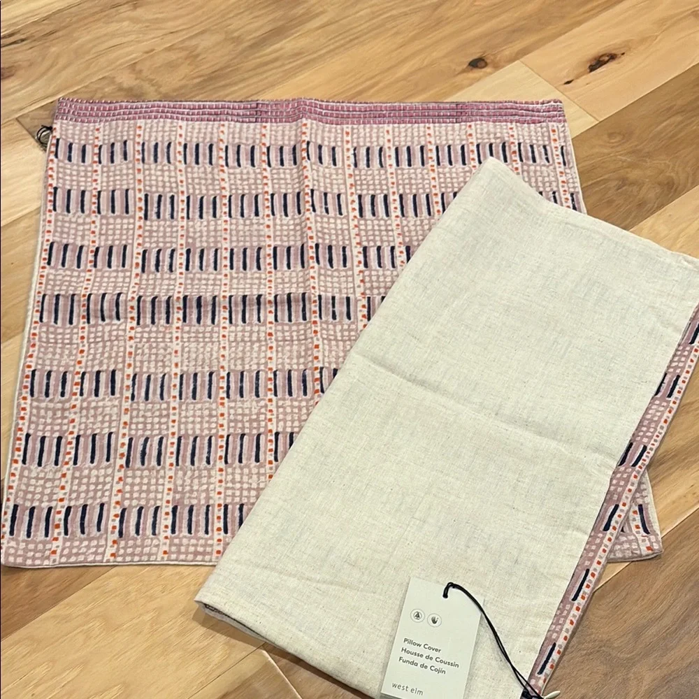 West Elm Patterned Pillow Cover Set(4)